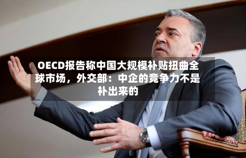 OECD报告称中国大规模补贴扭曲全球市场，外交部：中企的竞争力不是补出来的-第2张图片