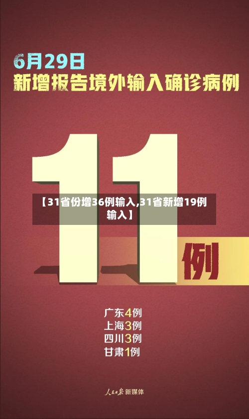 【31省份增36例输入,31省新增19例输入】