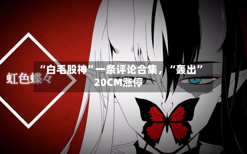 “白毛股神”一条评论合集	，“轰出	”20CM涨停-第2张图片