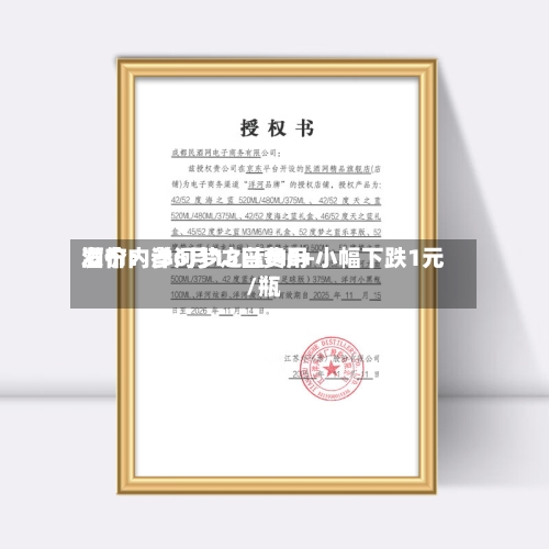 酒价内参6月15日费用
发布:洋河梦之蓝M6+小幅下跌1元/瓶-第2张图片