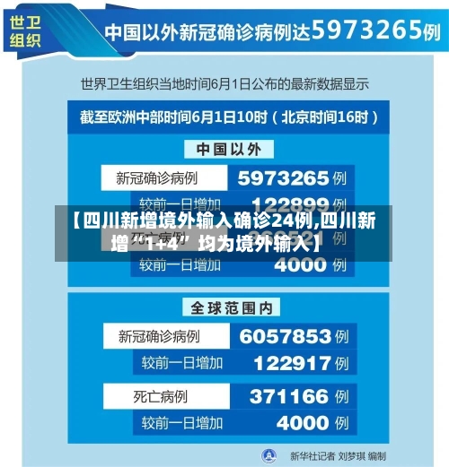 【四川新增境外输入确诊24例,四川新增“1+4	” 均为境外输入】-第2张图片